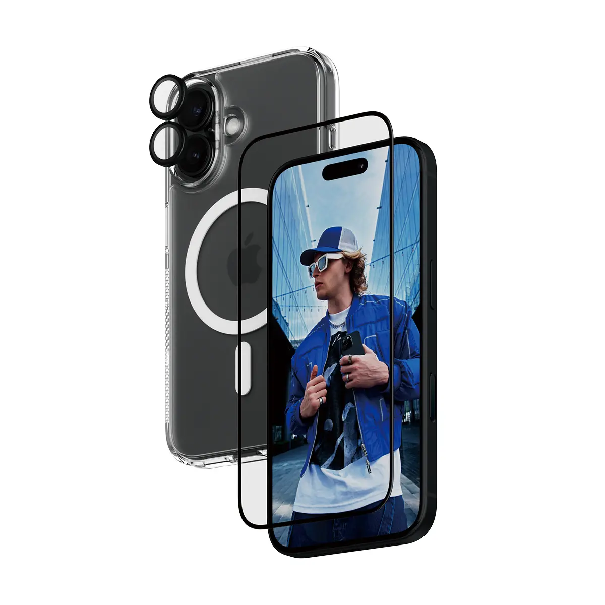 PanzerGlass 3-in-1 Aizsardzības komplekts Apple iPhone