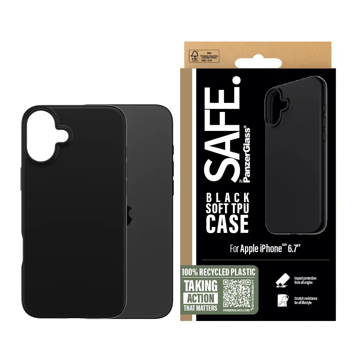 TPU Vāks PanzerGlass SAFE. by ® 24 6.7" Photo 2