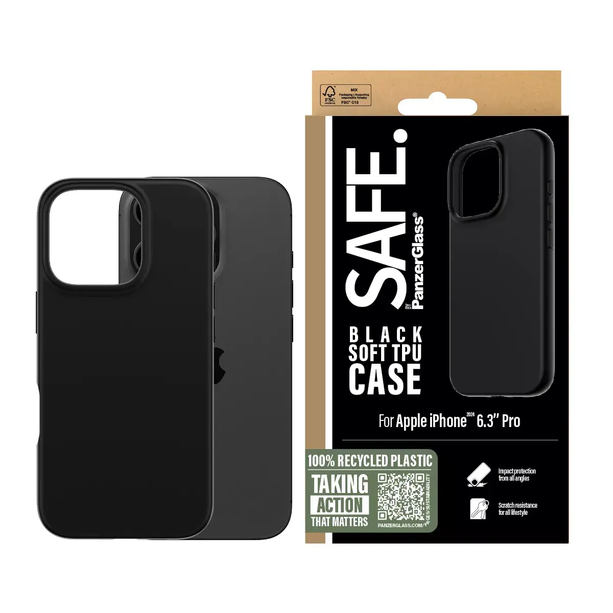 TPU Case PanzerGlass SAFE. by ® iPhone 2024 6.1 Pro Photo 2