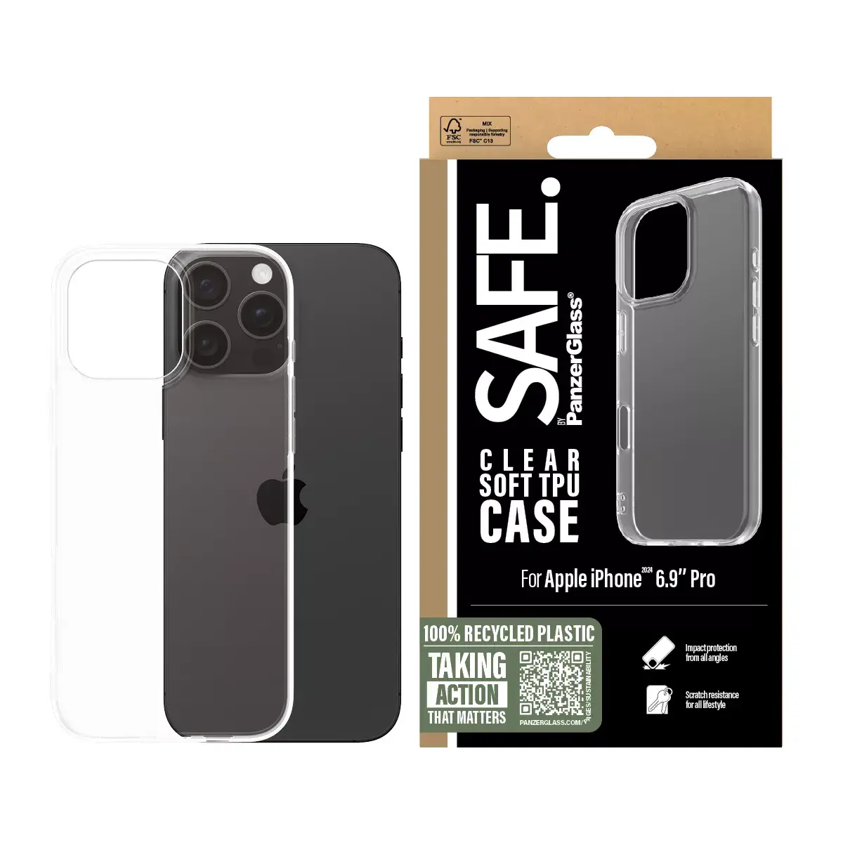 TPU Vāks PanzerGlass SAFE. by ® 2024 6.9" Pro Photo 2