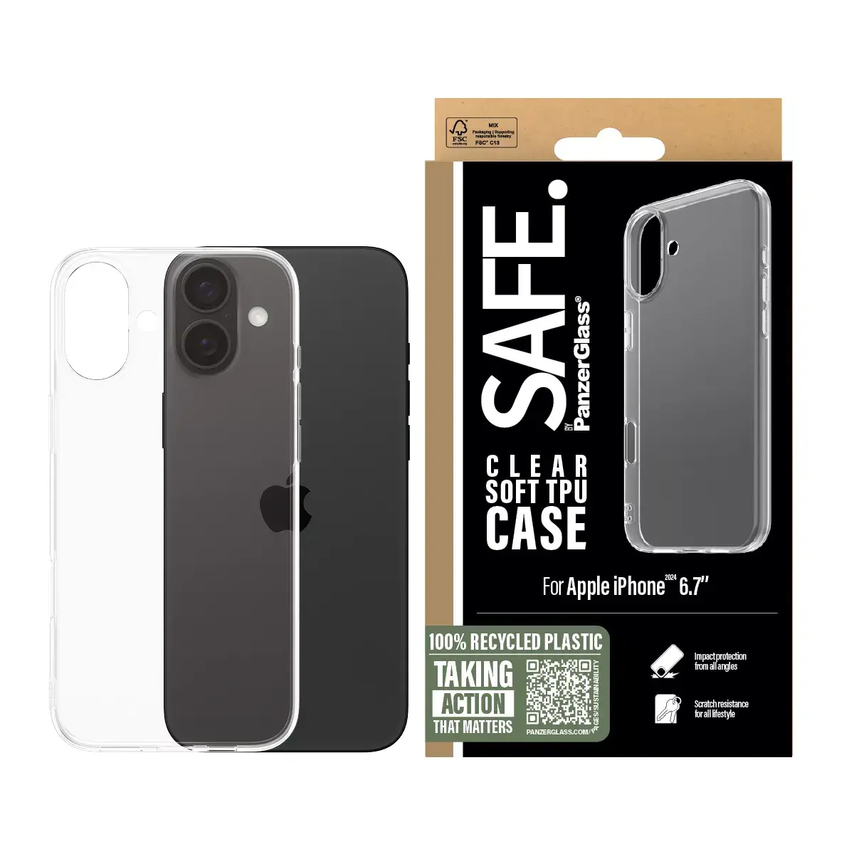 TPU Case PanzerGlass SAFE. by ® 2024 Photo 2