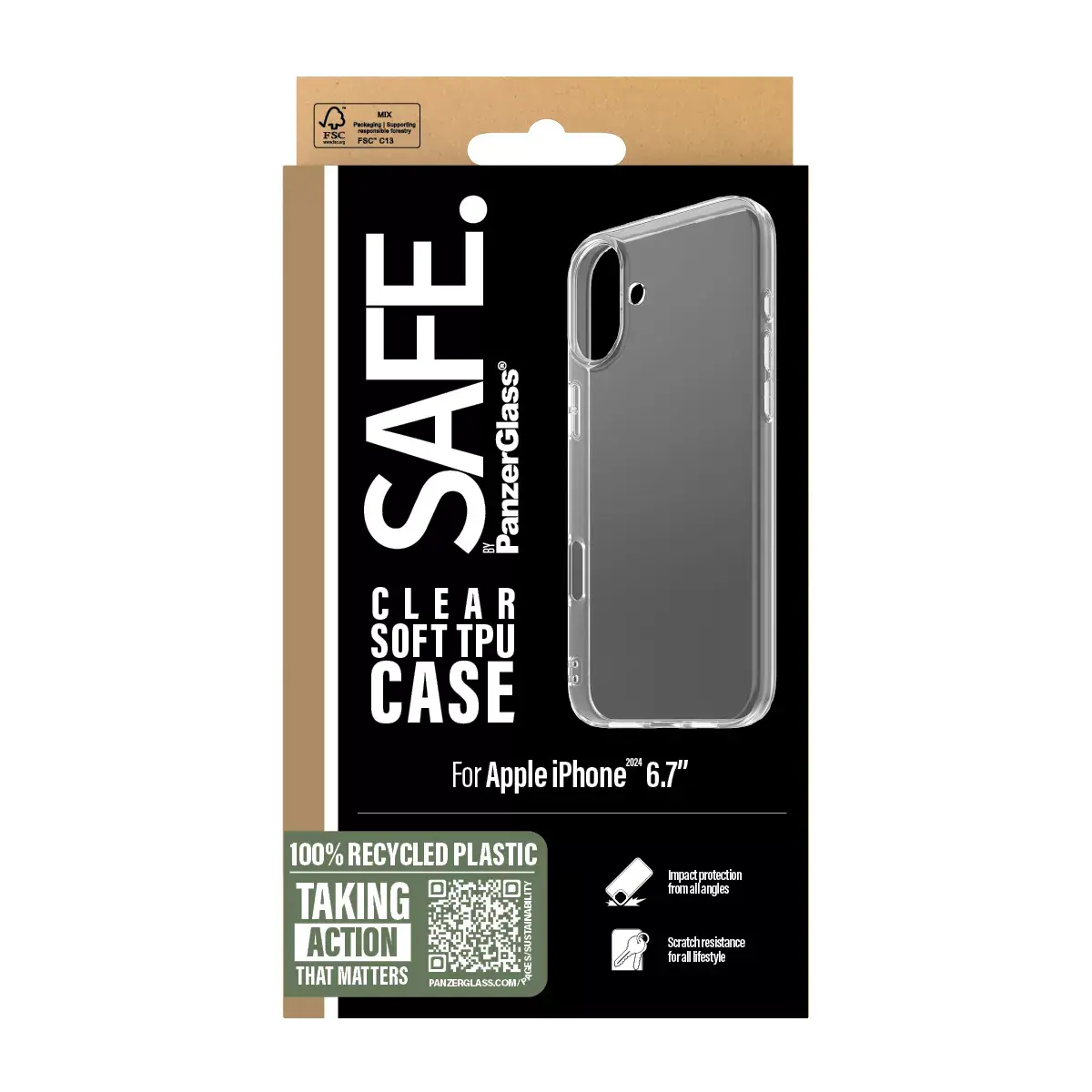 TPU Case PanzerGlass SAFE. by ® 2024 Photo 3