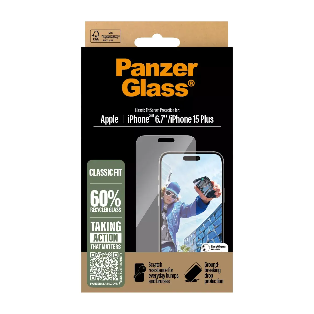 Защитное стекло PanzerGlass iPhone '24 6.7" Photo 3