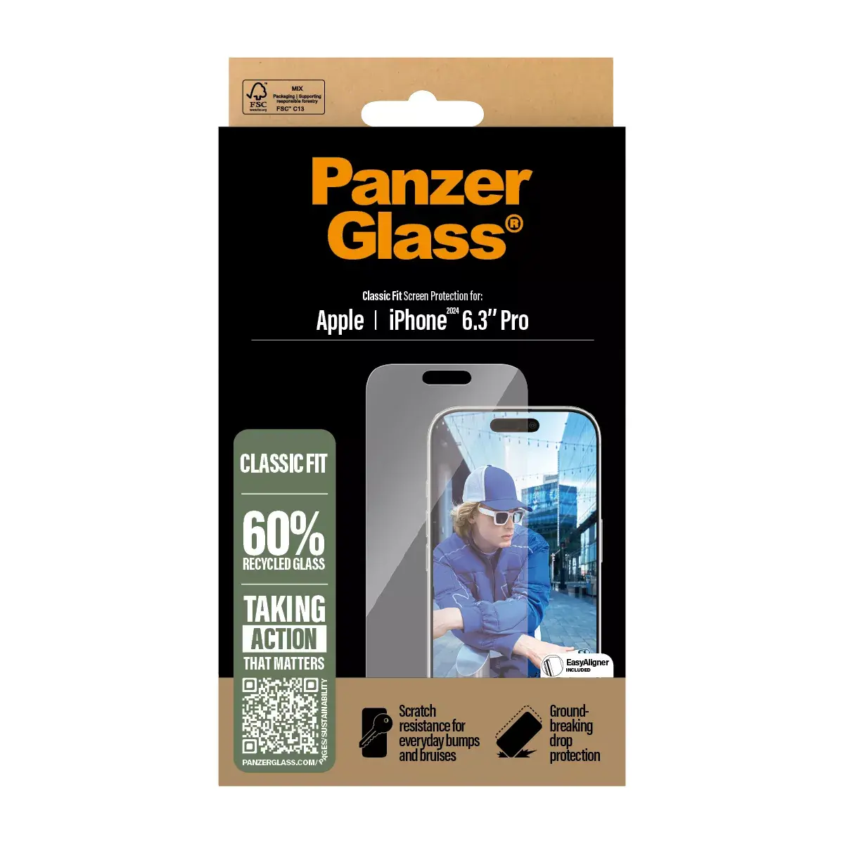 Защитное стекло PanzerGlass iPhone '24 6.3" Pro Photo 3