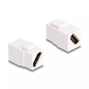 DeLOCK Keystone Module HDMI female to female diagonal 8K 60 Hz white