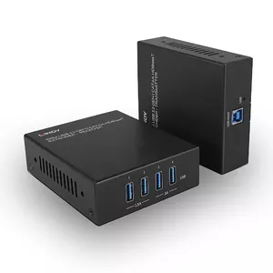 USB 3.2 Gen 1 Extender Lindy 100m Transmitter & Receiver Wired