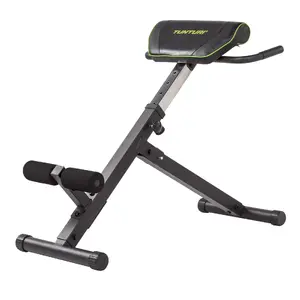 Svaru treniņu sols Tunturi CT40 — plakanā un nolaižamā atzveltne, max lietotāja svars 100 kg, 560×1000×800 mm