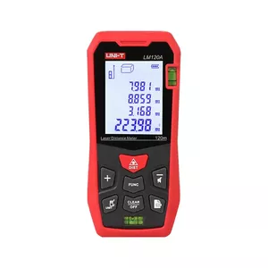 Distance Meter Unit Uni-T LM120A — handheld laser distance measurer