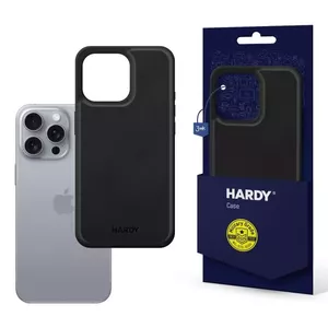 Чехол 3MK HARDY Silky Leather MagCase iPhone 16 Pro Max 17.5 см Черный