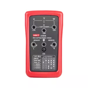 Phase Sequence Meter Unit UT261B — three-phase phase rotation tester, portable diagnostic tool