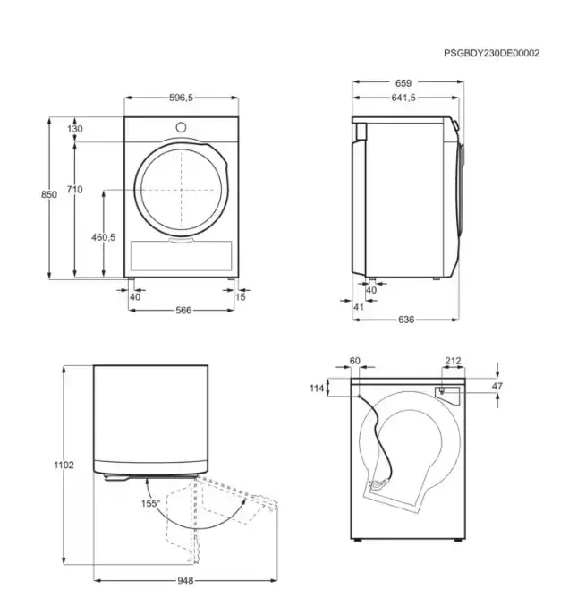 Kondensācijas žāvētājs Electrolux EW7D395UCE 9 kg Photo 3