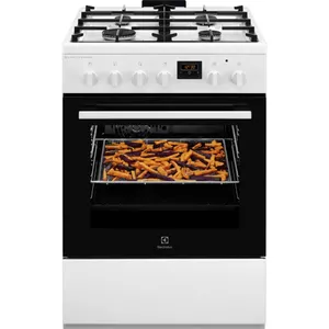 Elektriskā plīts Electrolux LKK660220W 60 cm, 4 gatavošanas zonas, energoefektivitātes klase A