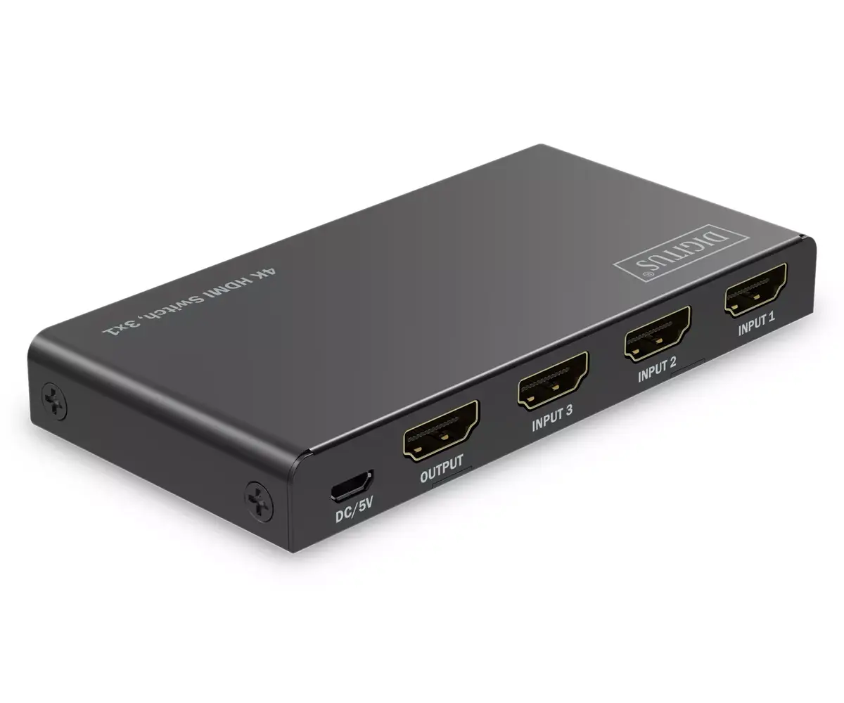 Digitus 4K HDMI Slēdzis 3x1 Photo 2