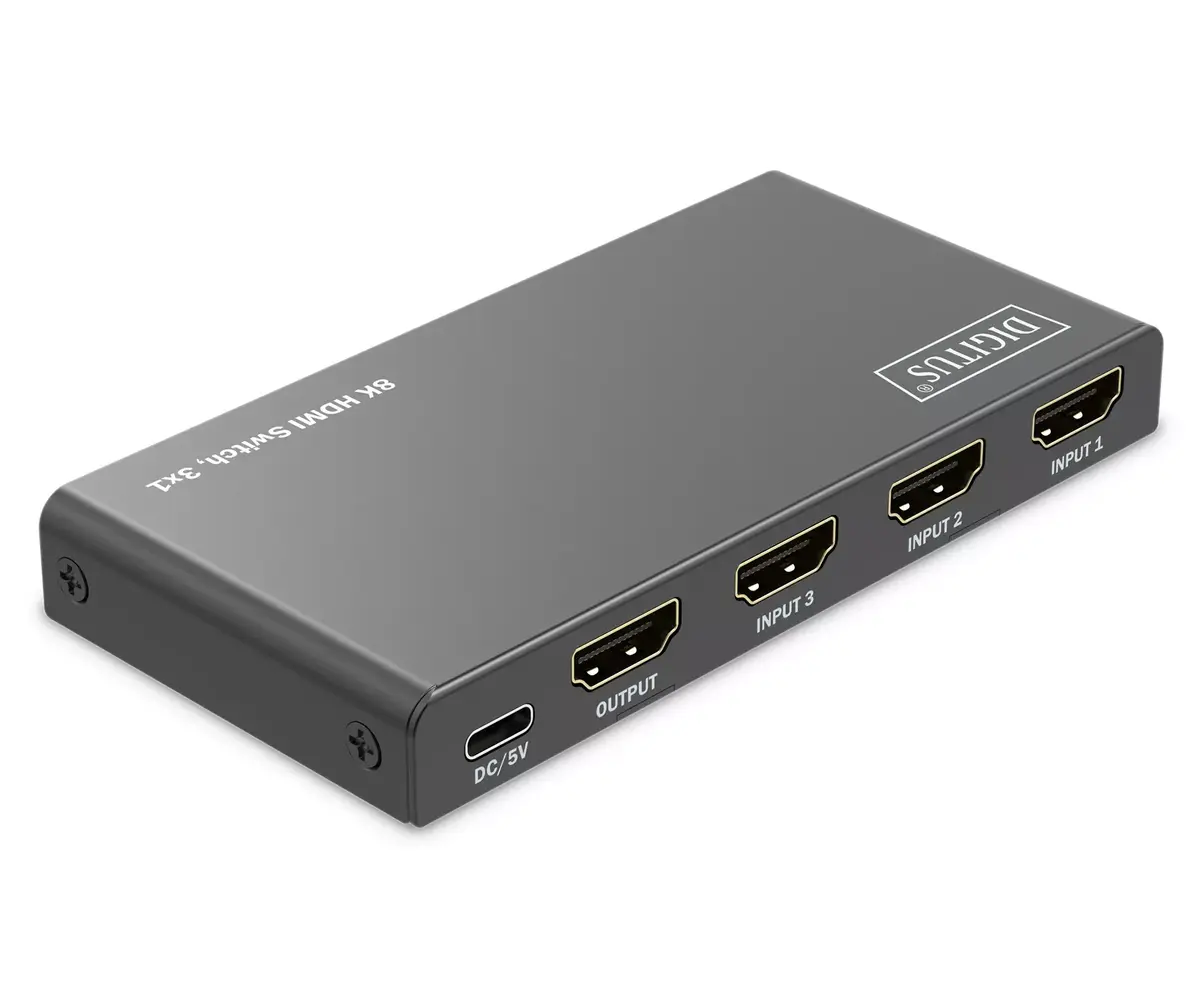 Переключатель HDMI 8K Digitus 3x1 Photo 2