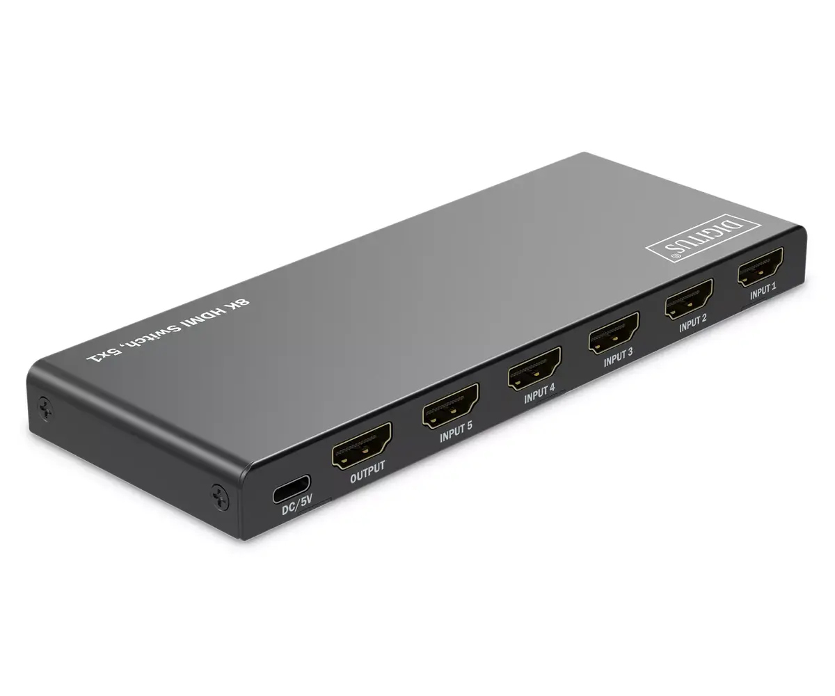Digitus 8K HDMI Switch 5x1 Photo 2