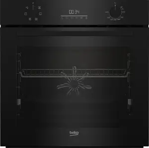 BEKO Elektriskā iebūvējamā cepeškrāsns BCBIE17300KSB 72 L 2400 W Melna ar LED displeju grillu un pašattīrīšanos