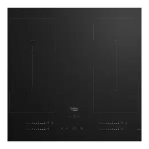 Indukcijas plīts virsma BEKO HII64720QUF2T, 60 cm, 4 zonas, skārienvadība