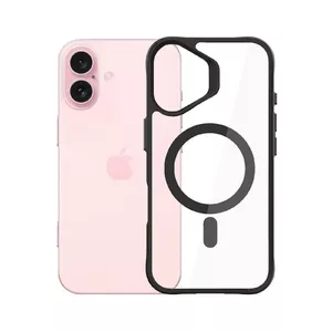 3MK Satin Armor MagCase mobilā telefona vāks Melns Caurspīdīgs iPhone 16 15.5 cm