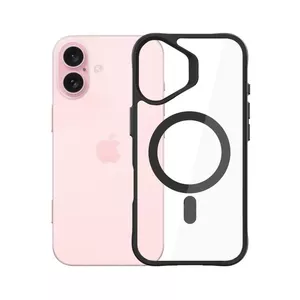 3MK Satin Armor MagCase mobilā telefona vāks Melns Caurspīdīgs iPhone 16 Plus 6.7 collas