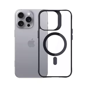 3MK Satin Armor MagCase mobile phone case Cover Black Transparent for iPhone 16 Pro