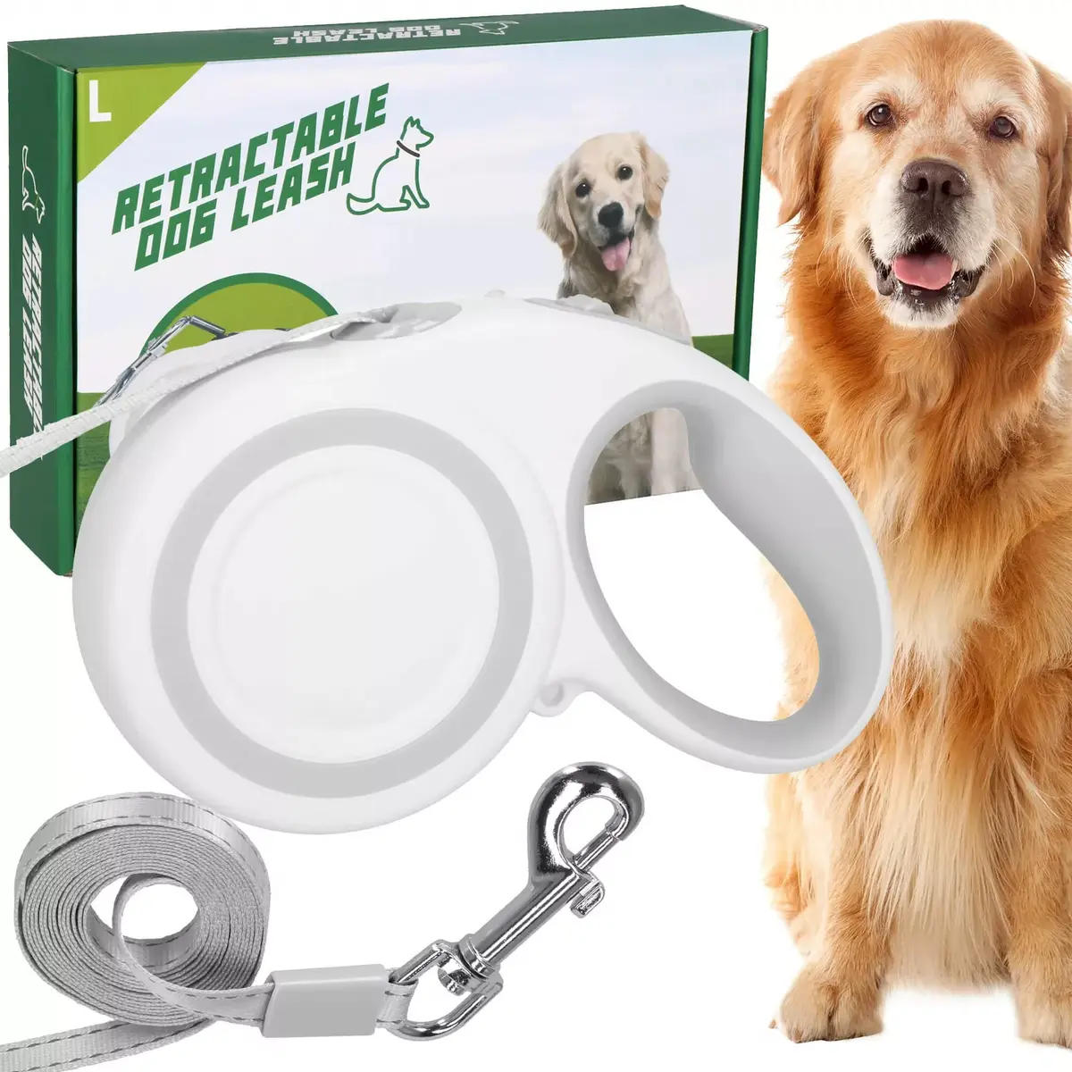 Dog leash Springos PA0257 — 5 m retractable Photo 4