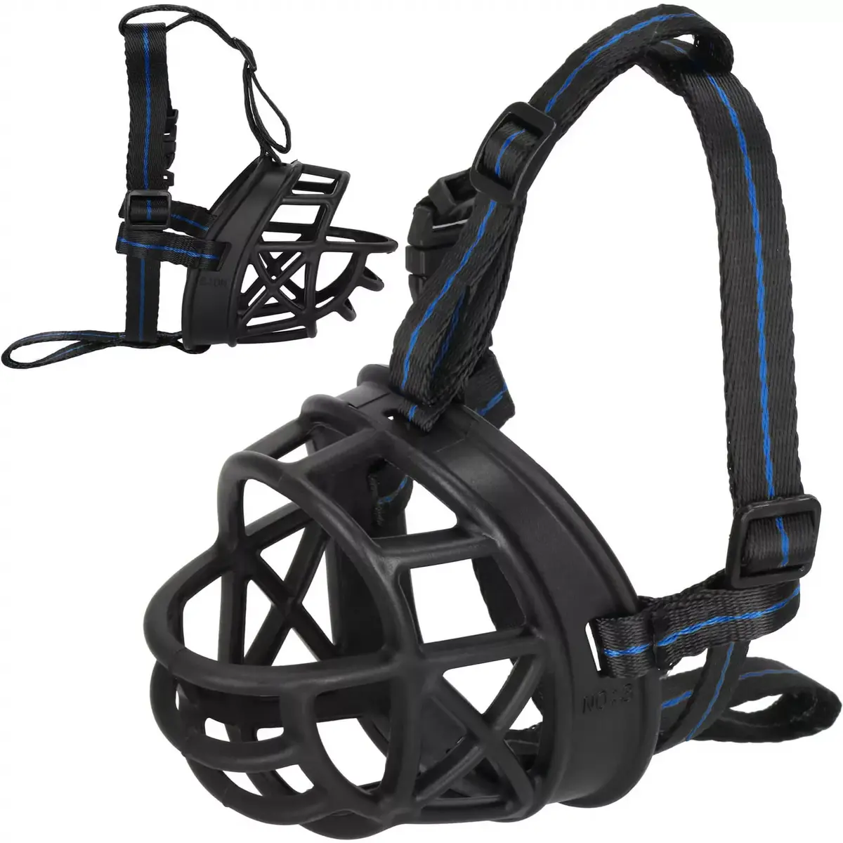 Dog muzzle Springos PA0266 XS breathable adjustable Photo 5