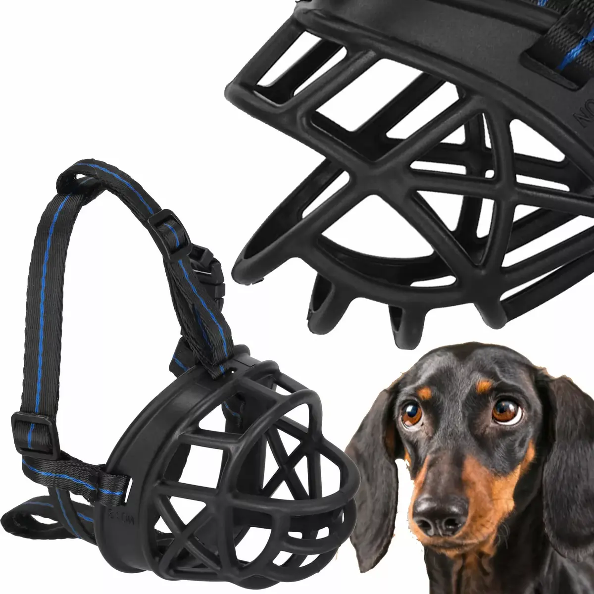 Dog muzzle Springos PA0267 size S Photo 3