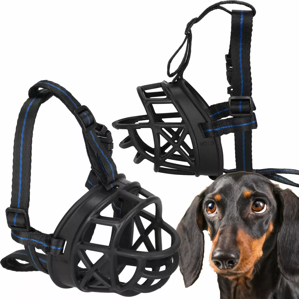 Dog muzzle Springos PA0267 size S Photo 5