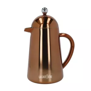 French Press La Cafetière Havana 8 Cups, 1 L, copper finish, stainless steel, includes spare fine mesh filter
