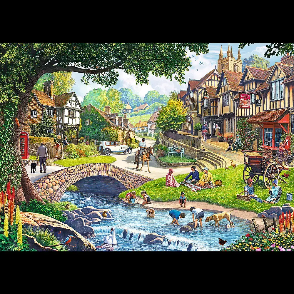 TREFL Idyllic life puzzle set — 2×500 pcs Photo 3
