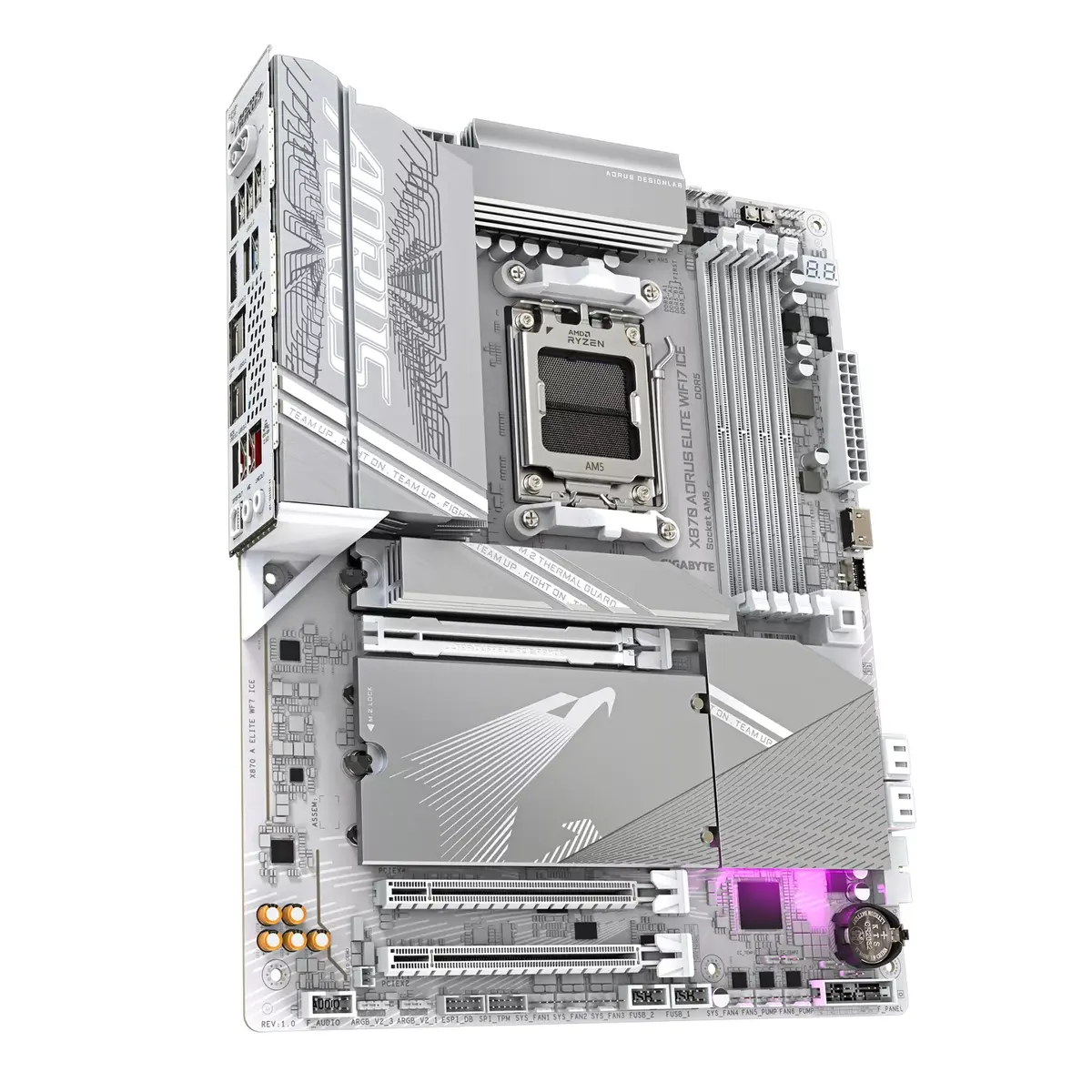 Материнская плата GIGABYTE X870 AORUS ELITE WIFI7, X870 Photo 3