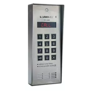 CD reader Laskomex CD-2600R stainless steel RFID key reader surface-mounted
