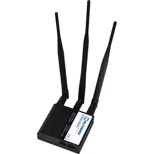Cellular network router Teltonika RUT240 — 4G LTE, 3x external antennas, 2x Fast Ethernet ports, Wi‑Fi 4 (802.11n) 150 Mbps