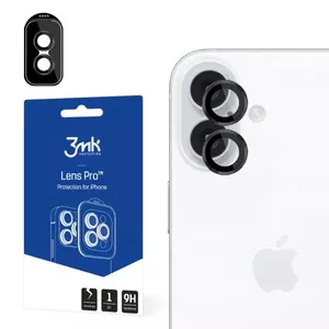 Защитное стекло для камеры 3MK Lens Pro Apple iPhone 16 Plus 16 Ударопрочное Царапиноустойчивое