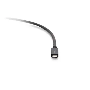 C2G USB-C vīriešu uz USB-C vīriešu kabeļa 1.8m USB 3.2 Gen 1 5Gbps 20V 5A Melns