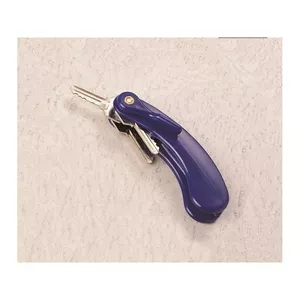 Key ring SUNDO 27300 — compact lightweight plastic keyring, purple, 1 pc