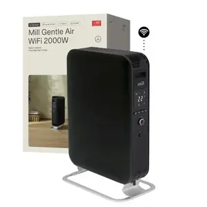 Mill OIL2000WIFI3 electric oil-filled heater, black, 2000W, with WiFi control, 3 power levels (800/1200/2000W), for rooms up to 28m²