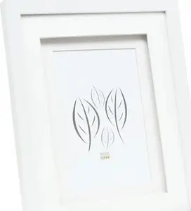 Photo frame Deknudt Double Passepartout S65KK1 White 15x20 cm wood