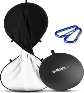 Складной фон walimex Pro 150x200 см черно/белый PE – двухсторонний портативный фотофон