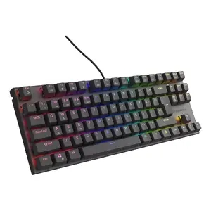 Mechanical Tenkeyless Gaming Keyboard GENESIS Thor 303 TKL — 87-key ANSI QWERTY, Outemu Brown, RGB, USB, 355×136×36 mm