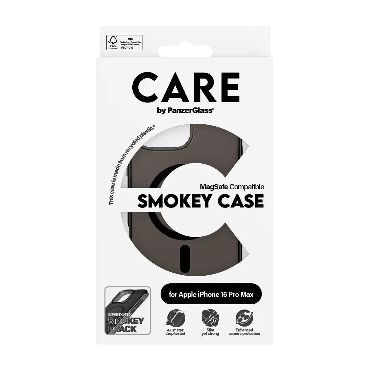 Чехол PanzerGlass CARE Smokey MagSafe для iPhone 16 Pro Max Photo 3