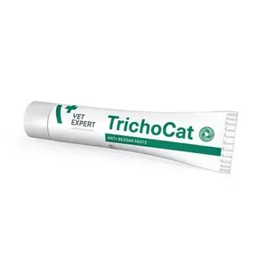 Паста от комков шерсти VETEXPERT TrichoCat 50 г — профилактическая паста для взрослых кошек, без зерна, без сахара, туба