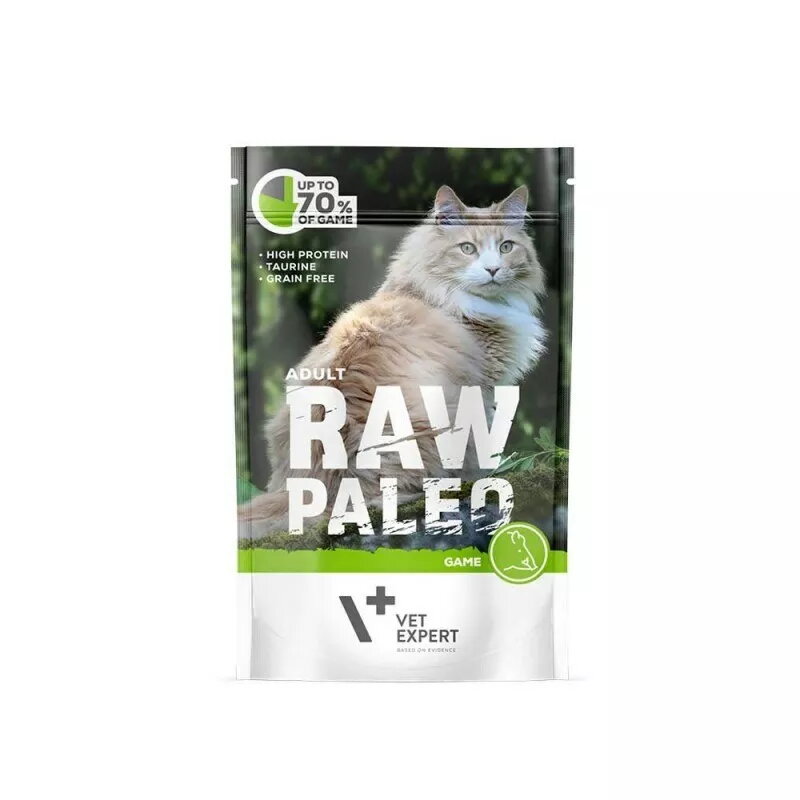 Mitrs kaķu barība VETEXPERT RAW PALEO