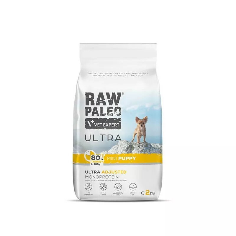 Sausais barības maisījums kucēniem VETEXPERT RAW