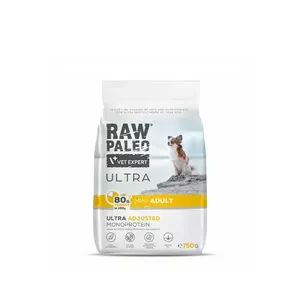 Сухой корм для собак VETEXPERT RAW PALEO Ultra Mini Adult Turkey 750 г — беззерновой полноценный корм для мелких взрослых собак