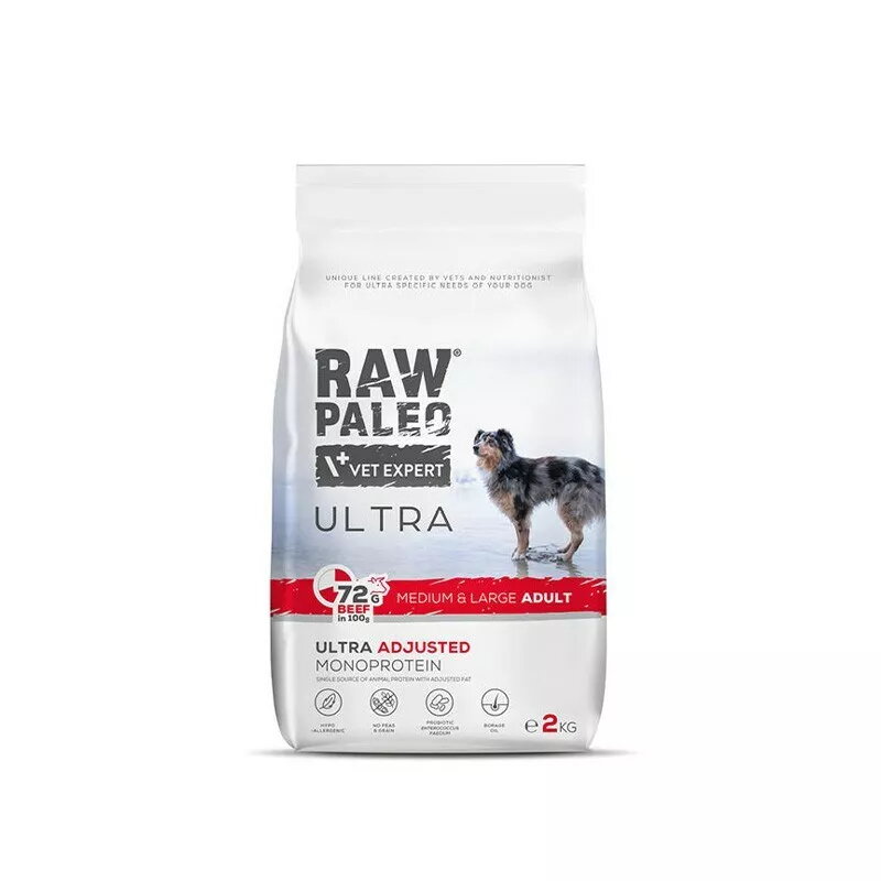 Sausais barības produkts suņiem VETEXPERT RAW