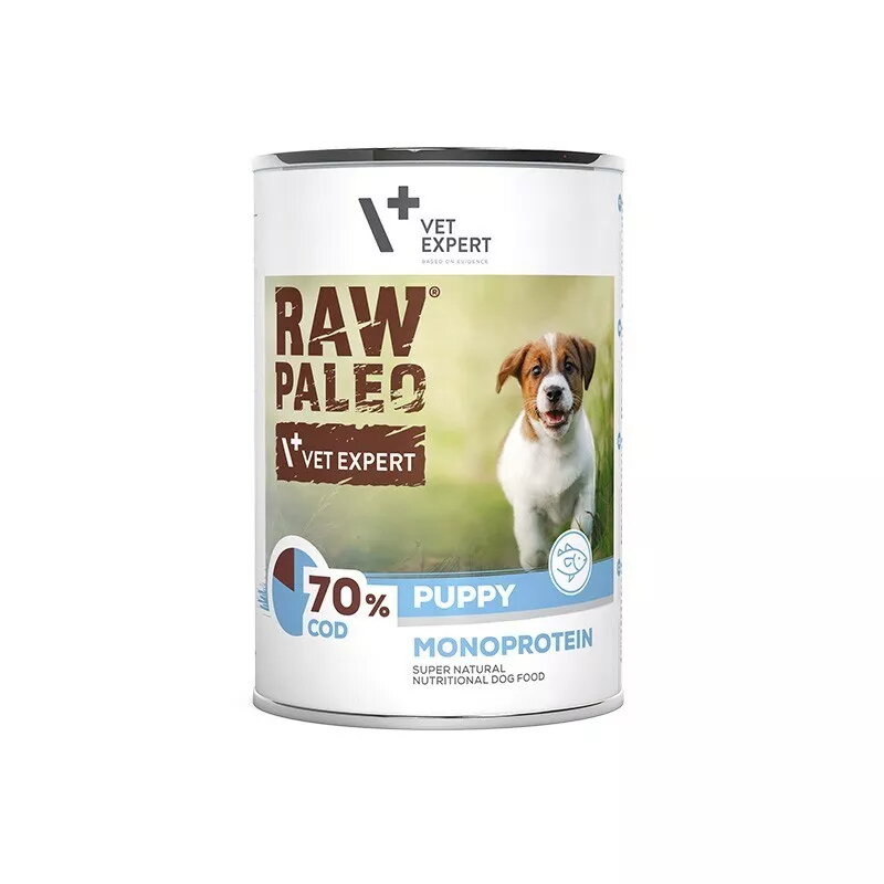 Mitrs barības produkts kucēniem VETEXPERT RAW