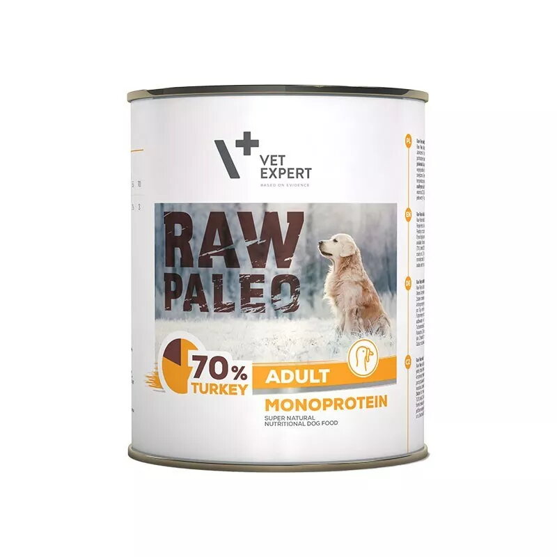 Mitrs barības produkts suņiem VETEXPERT RAW