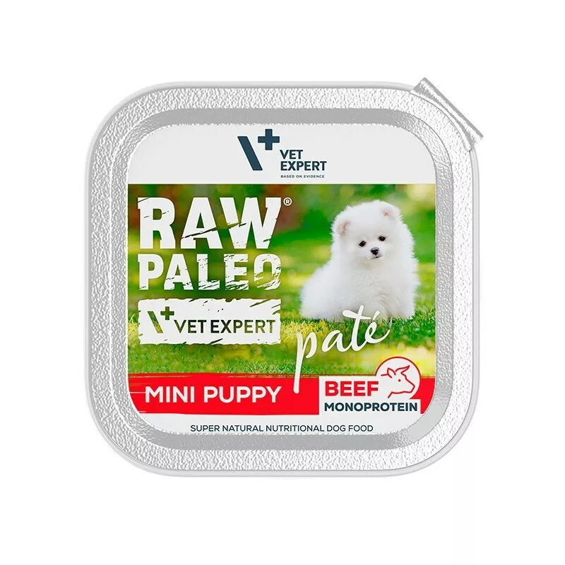 Mitrā barība kucēniem VETEXPERT RAW PALEO
