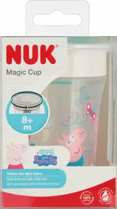 Поильник Nuk Peppa Pig Magic Cup 230 мл бирюзовый — кружка для младенцев